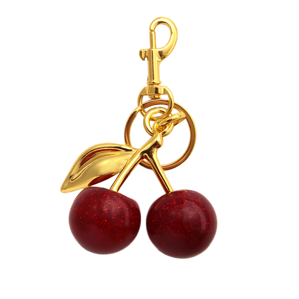 Cherry bag charm