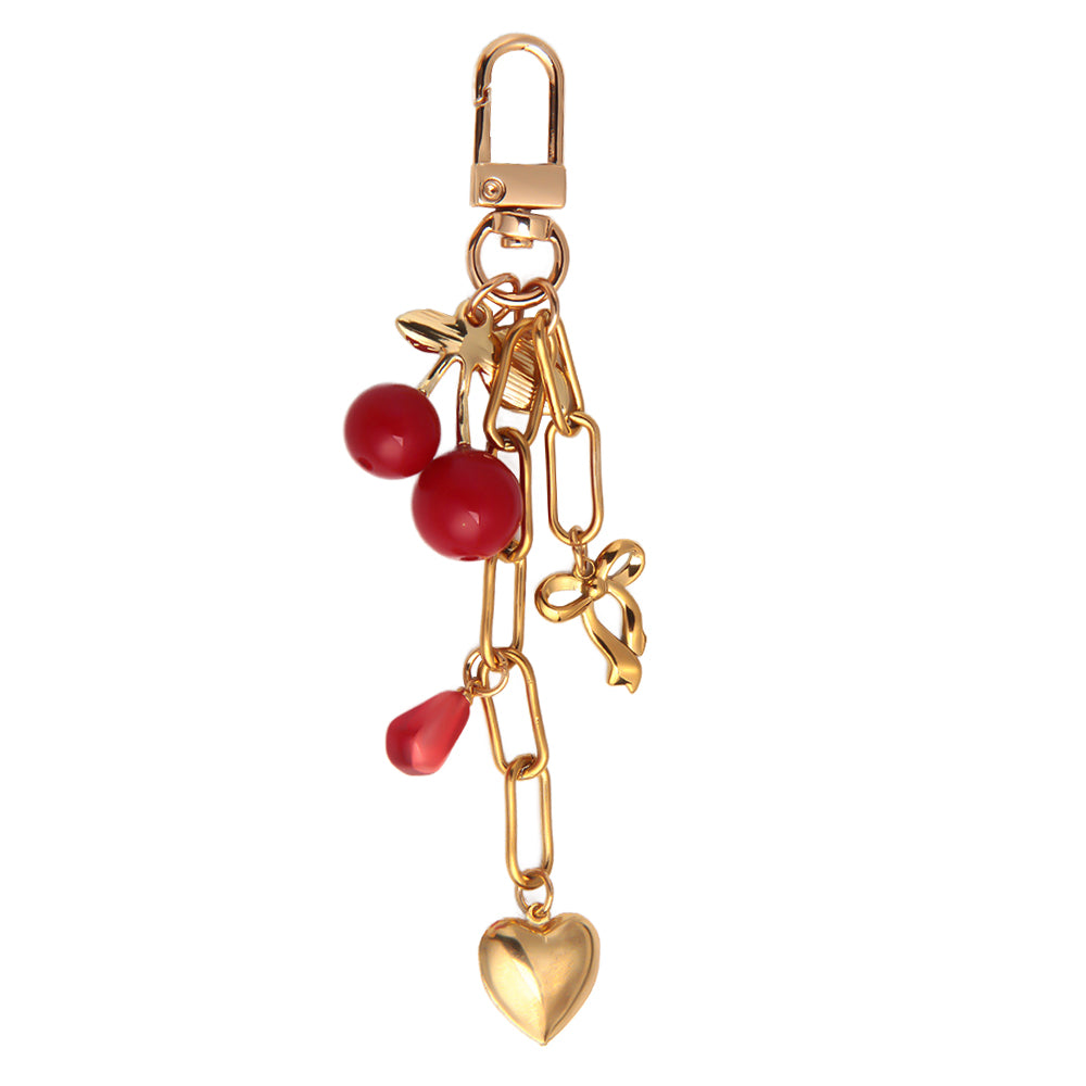 Cherry Chic bag charm