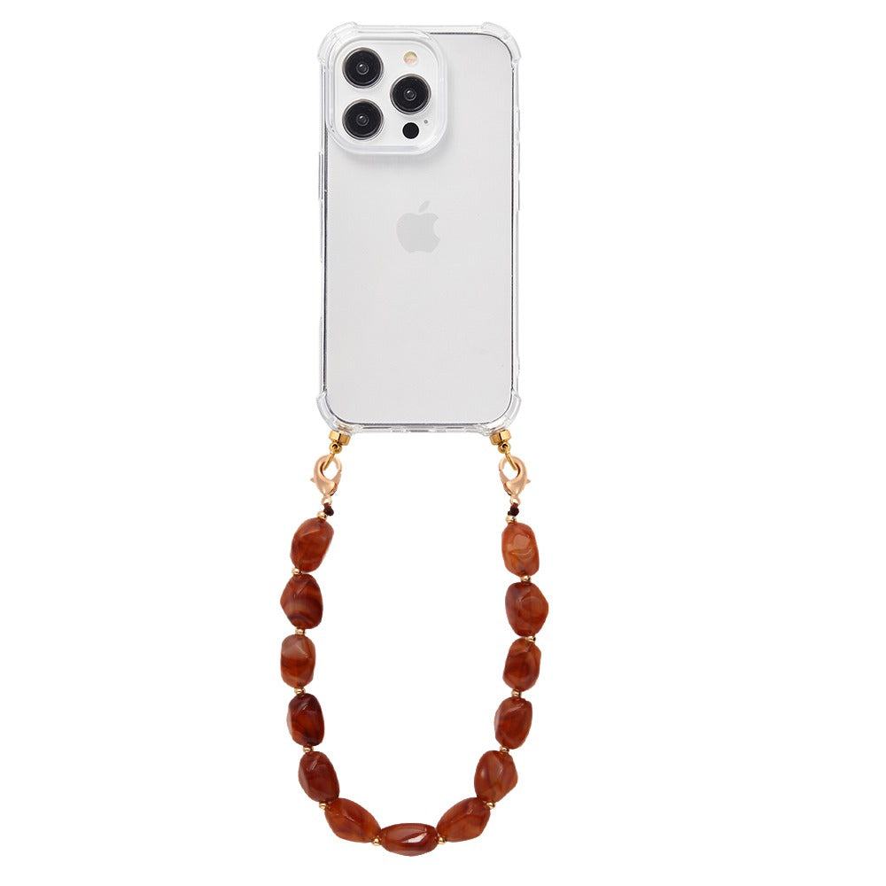 Phone case with chestnut cord