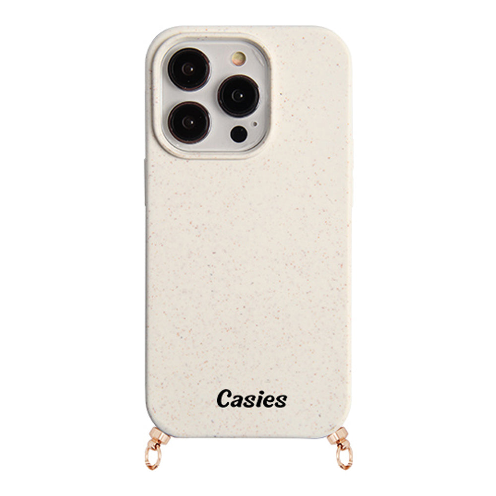 Biodegradable phone case with rings