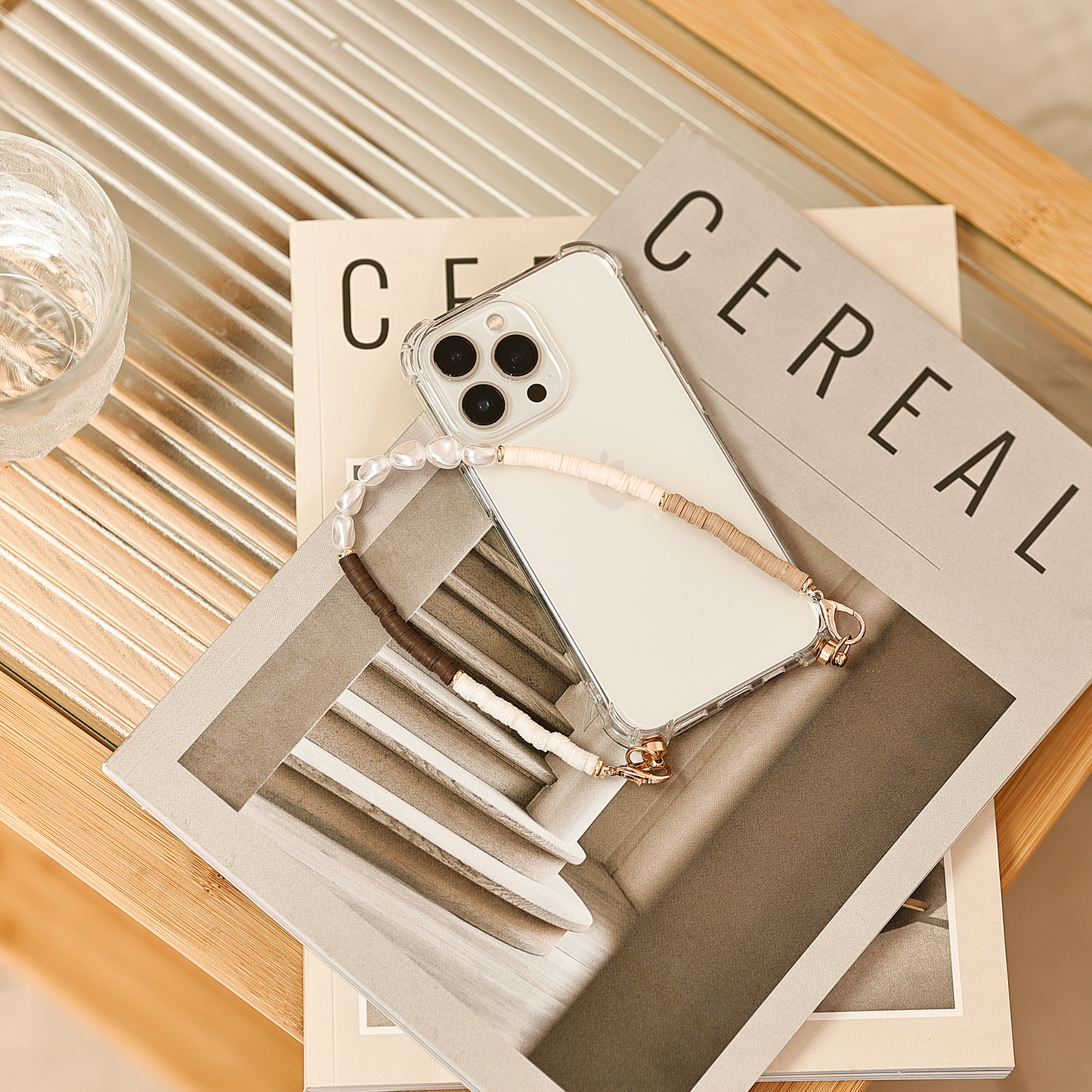 Phone case with cosy cord