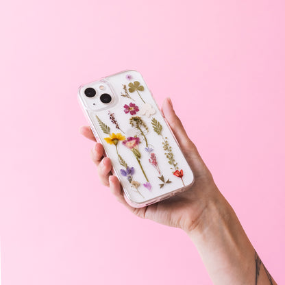 Flora dried flowers phone case