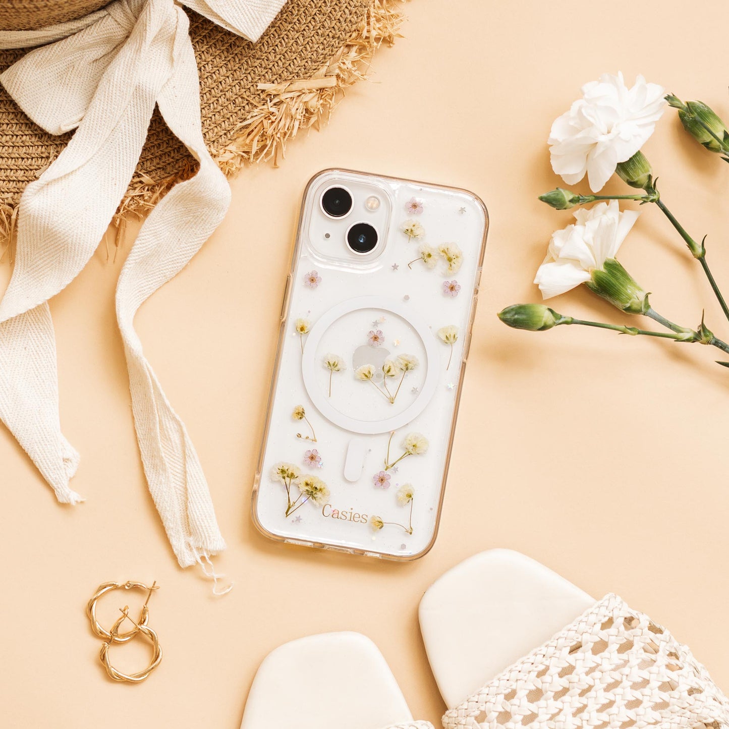 Olivia Dried Flowers Phonecase – with MagSafe