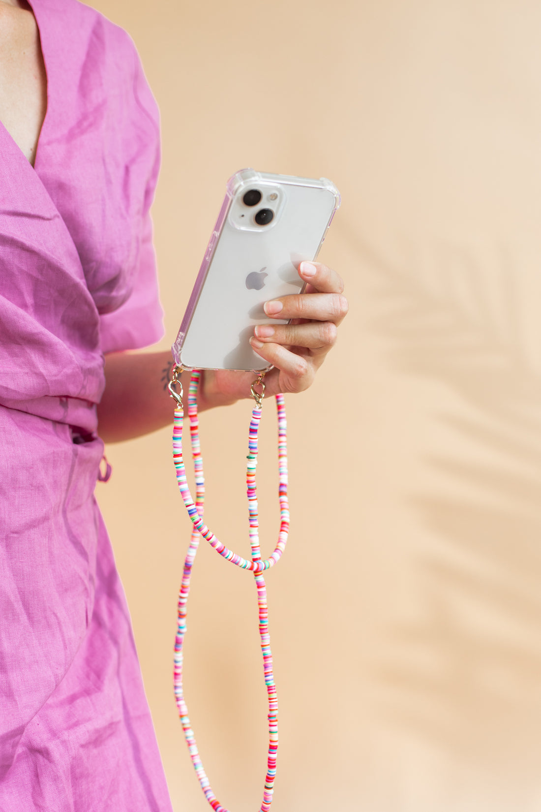 Phone case with candy cord