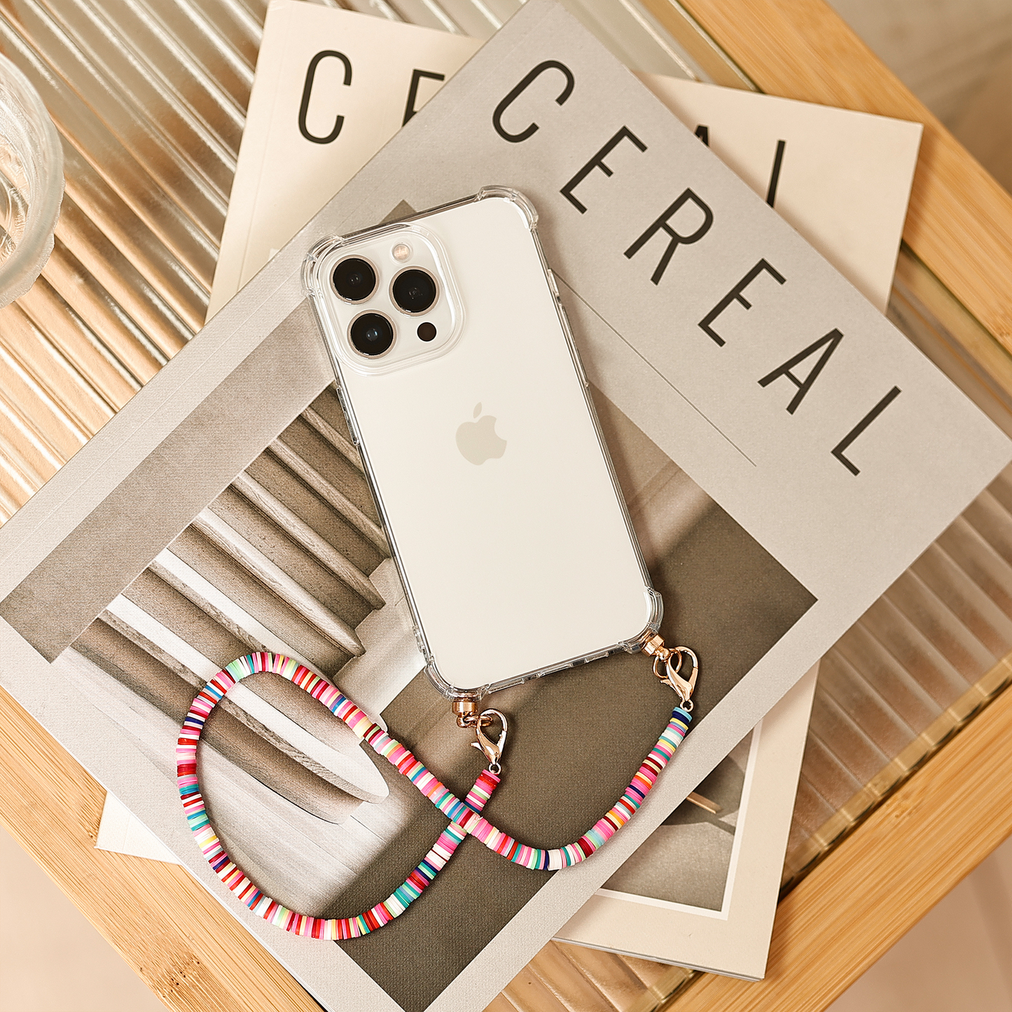 Phone case with candy cord