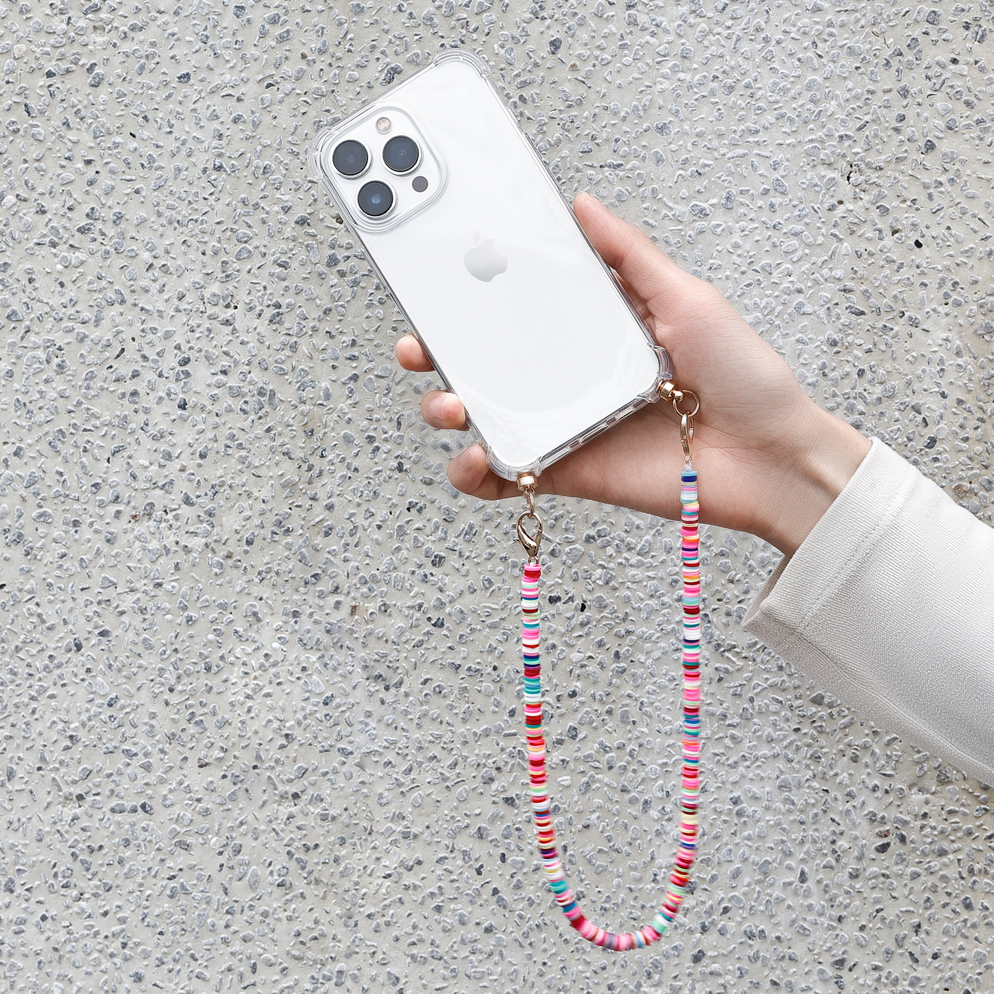 Phone case with candy cord